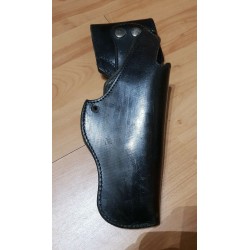 German Police Left Handed Belt Holster Black Leather A2CM G2 1992