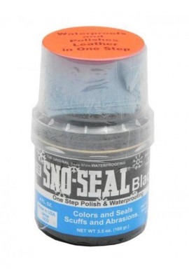 SNO-SEAL® Κερί Περιποίησης Γυαλίσματος και Αδιαβροχοποίησης Παπουτσιών 100G Μαύρο