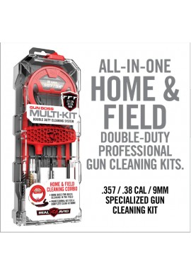 Real Avid Gun Boss Multi Kit Gun Cleaning Kit 357 cal / .38 cal / 9 mm 