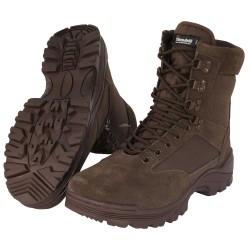 MIL-TEC Tactical Thinsulate Boots Side ZIP-brown