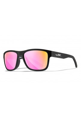Wiley X OVATION Captivate Pol Rose Gold Mir. Matte Black Frame Sunglasses