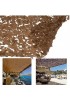 Desert Variation Shade Netting 9x6 Dark Mocha/Brown Dense 80% Shading
