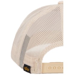 Alpha Industries Basic Trucker Cap Jet Stream White