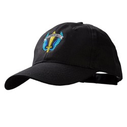 Hat with Special Forces Embroidery Black
