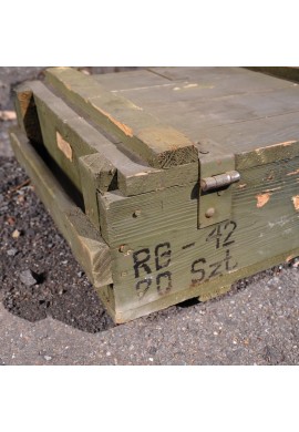 WOODEN MILITARY BOX