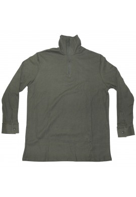 French Tricot Shirt, F1, w/zipper, OD Green,