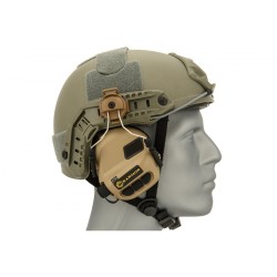 M32H Tactical Communication Hearing Protector Tan for FAST MT Helmets