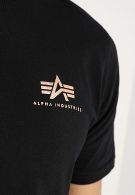 Alpha Industries T-Shirt Black/gold