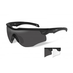 Wiley X ROGUE Grey/Clear Matte Black Frame Eyewear