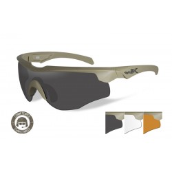 WILEY X ROGUE COMM Grey/Clear/Rust Tan Frame Γυαλιά