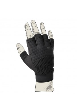 HELIKON Half Finger Gloves - Black