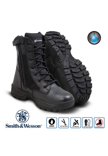 Smith & Wesson® Αδιαβροχο Μποτακι Side Zip Μαυρο