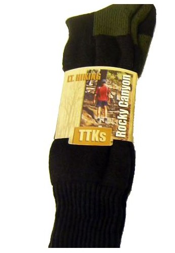 ROCKY CANYON BLACK Thermal Socks