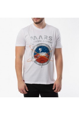 ALPHA INDUSTRIES Mission To Mars T-shirt White