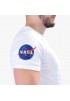 NASA T Κοντομανικη Μπλουζα Λευκη