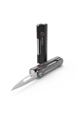 ΤORCH NEBO PaL 3 in 1 Rechargeable Flashlight + Power Bank + Folding Knife
