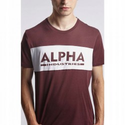 Alpha Industries Inlay T T-shirt-deep maroon