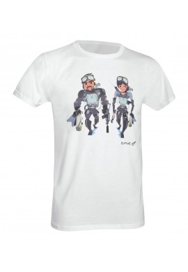 D.FIVE T-SHIRT WITH FRONT CHEST NAVY SEALS TEAM COUPLE