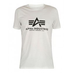 Alpha Industries Basic Τ-shirt Κοντομάνικο-λευκό