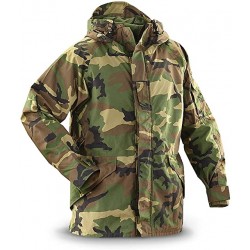 US Army Cold Wet Weather Gen 1 ECWCS Woodland Goretex Parka Jacket Coat