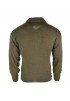 US Military 100% Wool Army Jeep Πουλοβερ Olive Brown 5 Button Warm Winter ORIGINAL