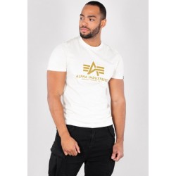 Alpha Industries Basic Τ-shirt Κοντομάνικο- vintage λευκό