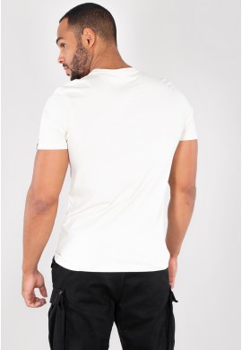 Alpha Industries Basic Τ-shirt vintage white