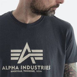 Alpha Industries Basic Τ-shirt Κοντομάνικο- greyblack