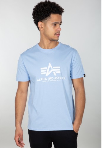 Alpha Industries Basic Τ-shirt light blue