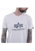 Alpha Industries Basic Τ-shirt jet stream white