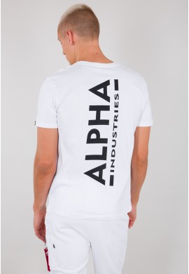 Alpha Industries Backpring T white