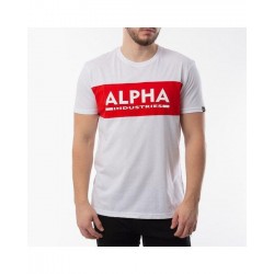 Alpha Industries Alpha Inlay T white