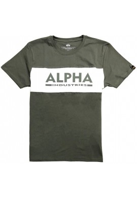 Alpha Industries Alpha Inlay T darkolive/white