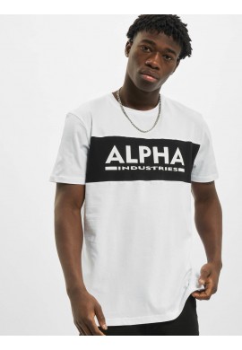 Alpha Industries Alpha Inlay T white/black