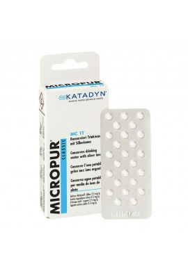 Katadyn Micropur MC 1T Water Purification Tablets with Silver Ions
