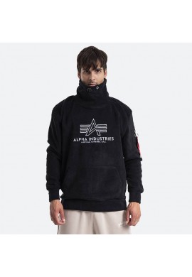 Alpha Industries Turtle-Neck Sweater Polar Fleece Black