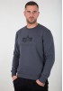 Alpha Industries Basic Sweater Φούτερ Grey Black/Black
