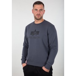 Alpha Industries Basic Sweater Φούτερ Grey Black/Black