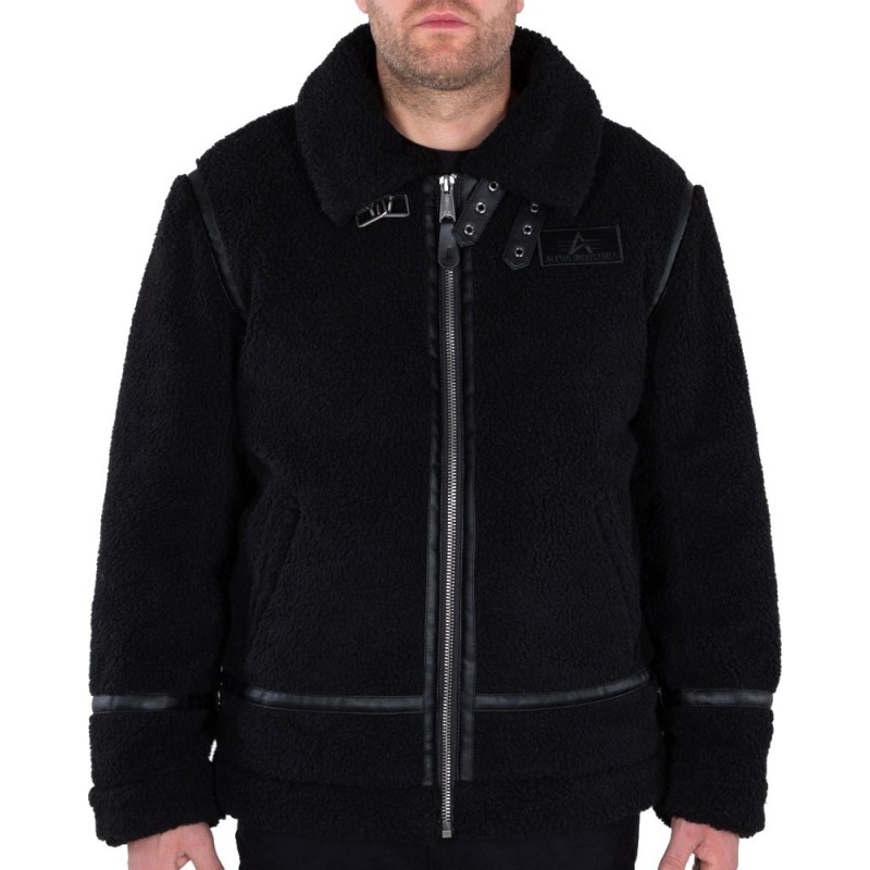 alpha industries teddy jacket