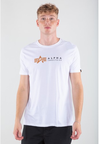 Alpha Industries Alpha Label T Κοντομάνικο Λευκό