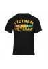 Κομτομάνικο T-shirt Vietnam Μαύρη