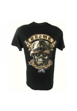 T-shirt of the US Marines Black
