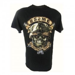 T-shirt of the US Marines Black