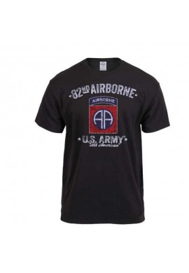 T-shirt 82nd Airborne Black