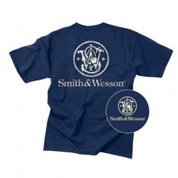 T-shirt Smith & Wesson Blue