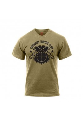 T-shirt Terrorist Hunting Club Coyote