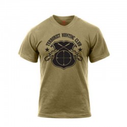 T-shirt Terrorist Hunting Club Coyote
