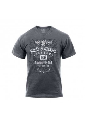 T-shirt Smith & Wesson Firearms Grey