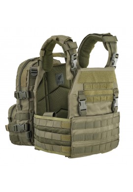 DEFCON 5 TACTICAL PLATE CARRIER + BACKPACK OD