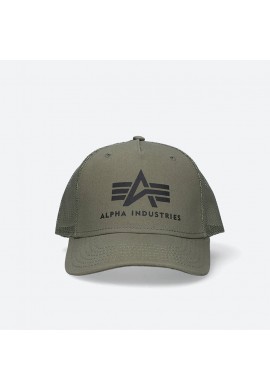 Alpha Industries Basic Trucker Cap Dark Green
